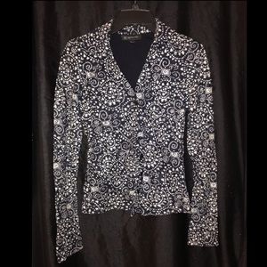 INC Illusion Top Button Down Long Sleeve 💐